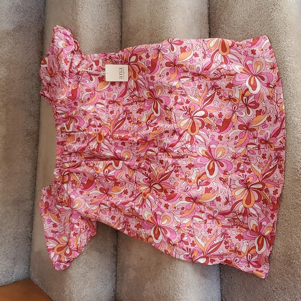 a.n.a.brand pink retro dress/tunic